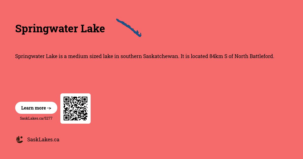 Springwater Lake - SaskLakes